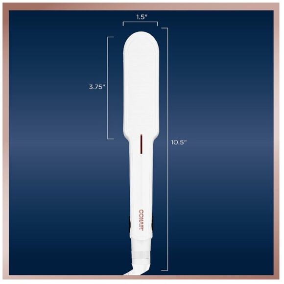 NEW Conair Double Ceramic 1 1/2-Inch flat iron Model CS922N - Picture 5 of 6